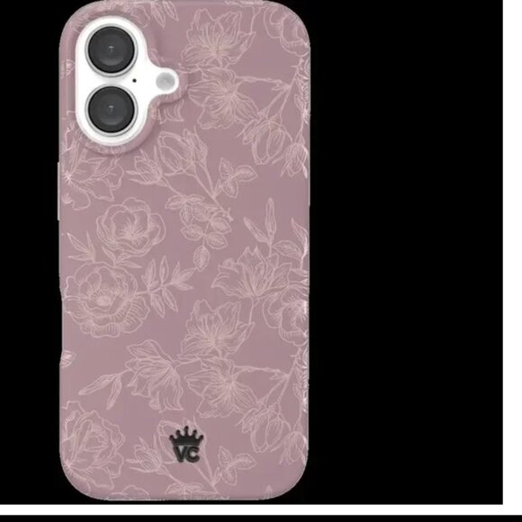 NEW Velvet CaviarRing Dusty Rose Chrome  iPhone 16 Case - Picture 1 of 6